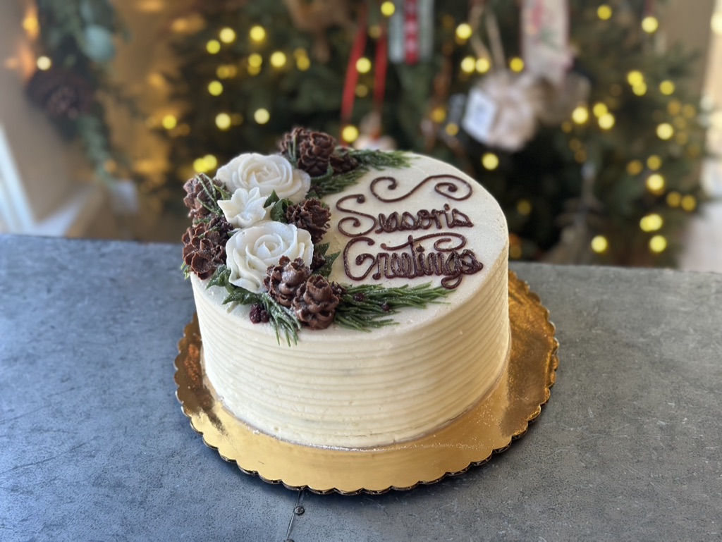 Seasons Greetings Cake