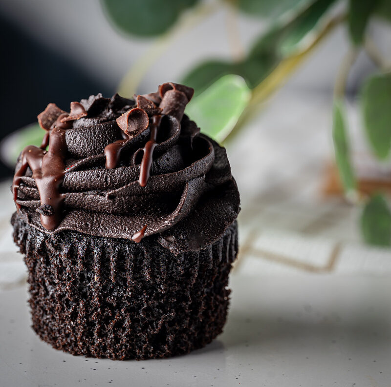 Gluten Free Death by Chocolate Cupcake