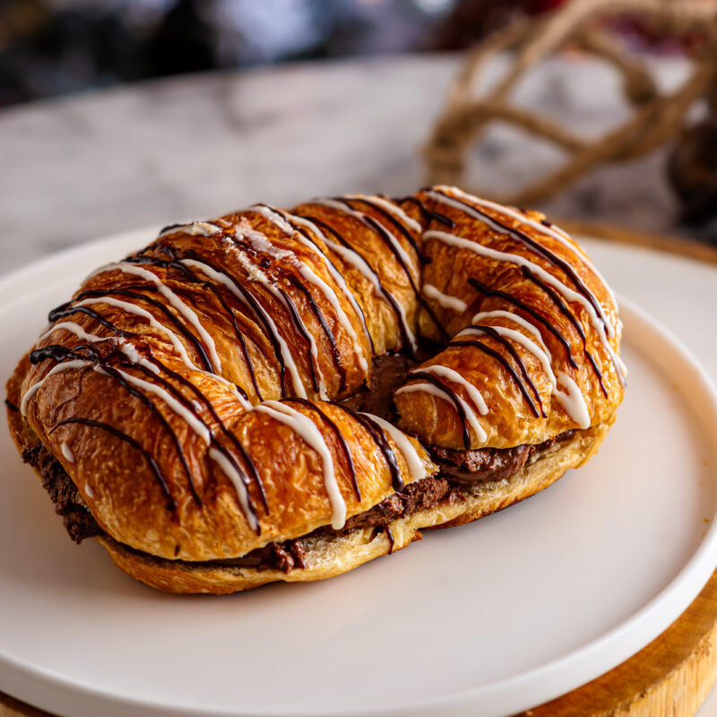 Chocolate Stuffed Croissant