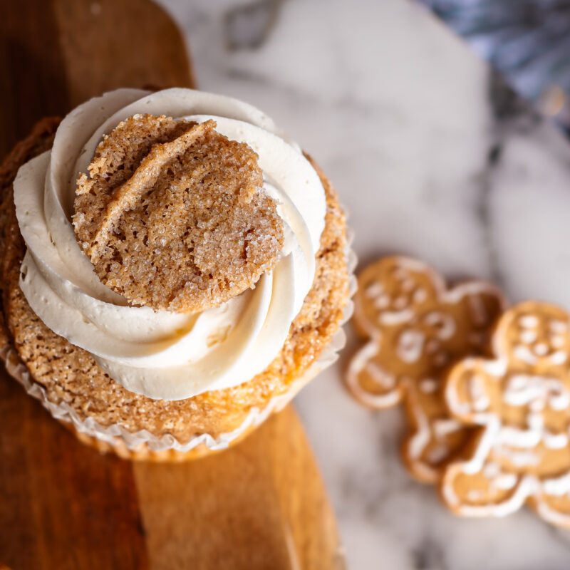 Gingerbread Muffin with Cream Cheese Filling