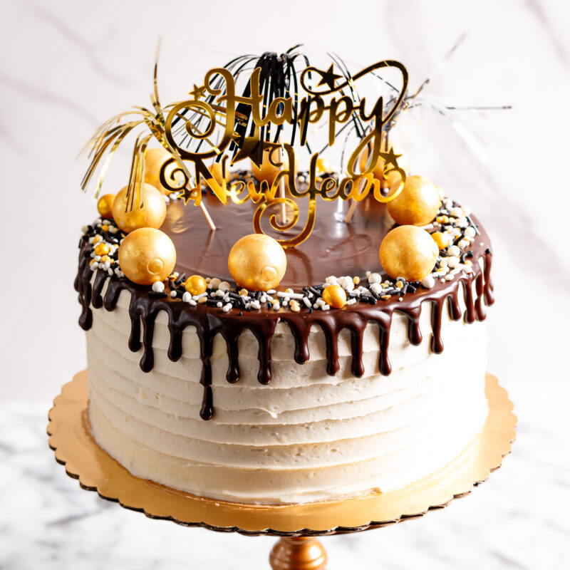 New Years Chocolate Cake