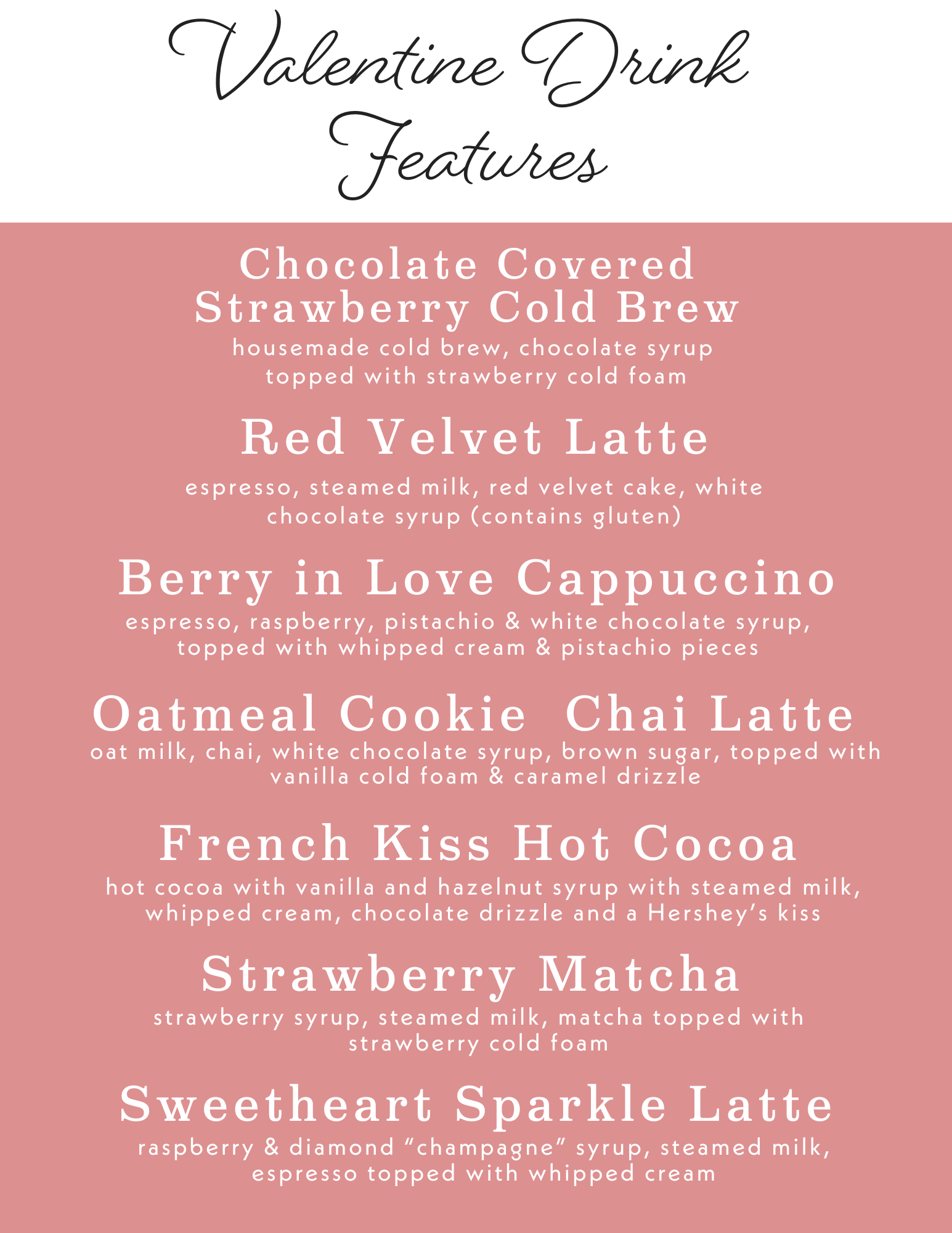 Valentine Drink Specials 26