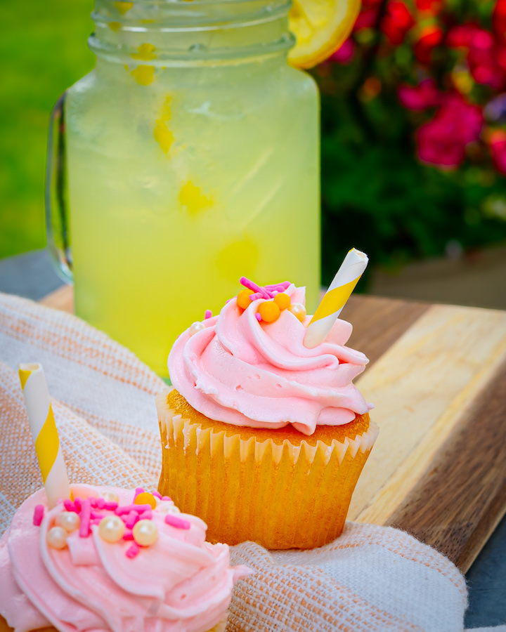 Pink Lemonade Cupcake Desserts Etc.